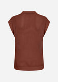 soyaconcept Laurette 3 V-Neck Top in Rust