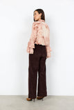 soyaconcept Helin 2b Cord Pant in Chocolate Plum