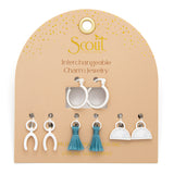 Scout Interchangeable Charm Earrings - 4 Styles