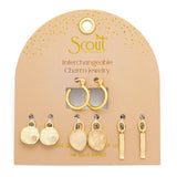 Scout Interchangeable Charm Earrings - 4 Styles
