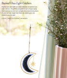 Scout Stained Glass Light Catcher - Moon Star