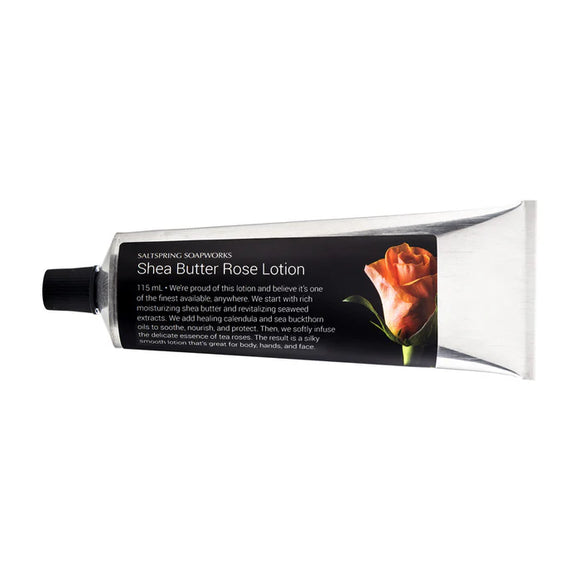 Saltspring Soapworks Shea Butter Rose Lotion