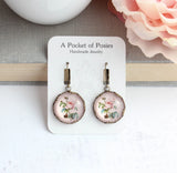 A Pocket of Posies Vintage Rose Earrings