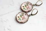 A Pocket of Posies Vintage Rose Earrings