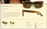 Wollumbin Women's Brunswick Sunglasses in Eucalyptus