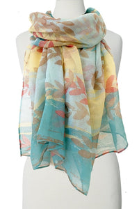 Caracol Nature Print Scarf - 2 Color Options