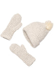 Lemon Snowstorm Beanie and Mittens - 2 Colours Available