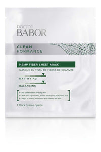 DOCTOR BABOR Cleanformance - Hemp Fiber Sheet Mask