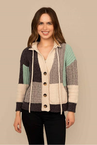 Fashion Concepts Hooded Knit Cardi