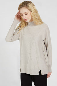 Renuar Knit Sweater in Cream